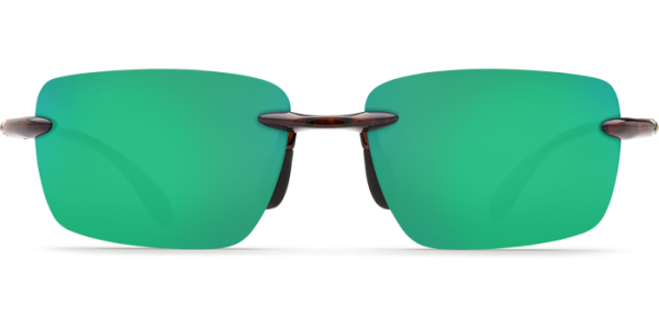 Buy Costa Del Mar Oyster Bay Sunglasses Online For Sale Polarized Glasses Costa Del Mar Oyster Bay Polarized Sunglasses Shiny Tortoise Green Mirror Poly Front